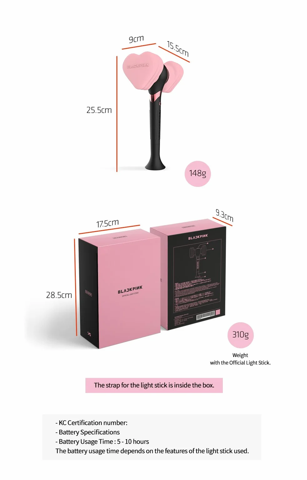 Blackpink YG Entertainment Idol Goods Luce Ufficiale