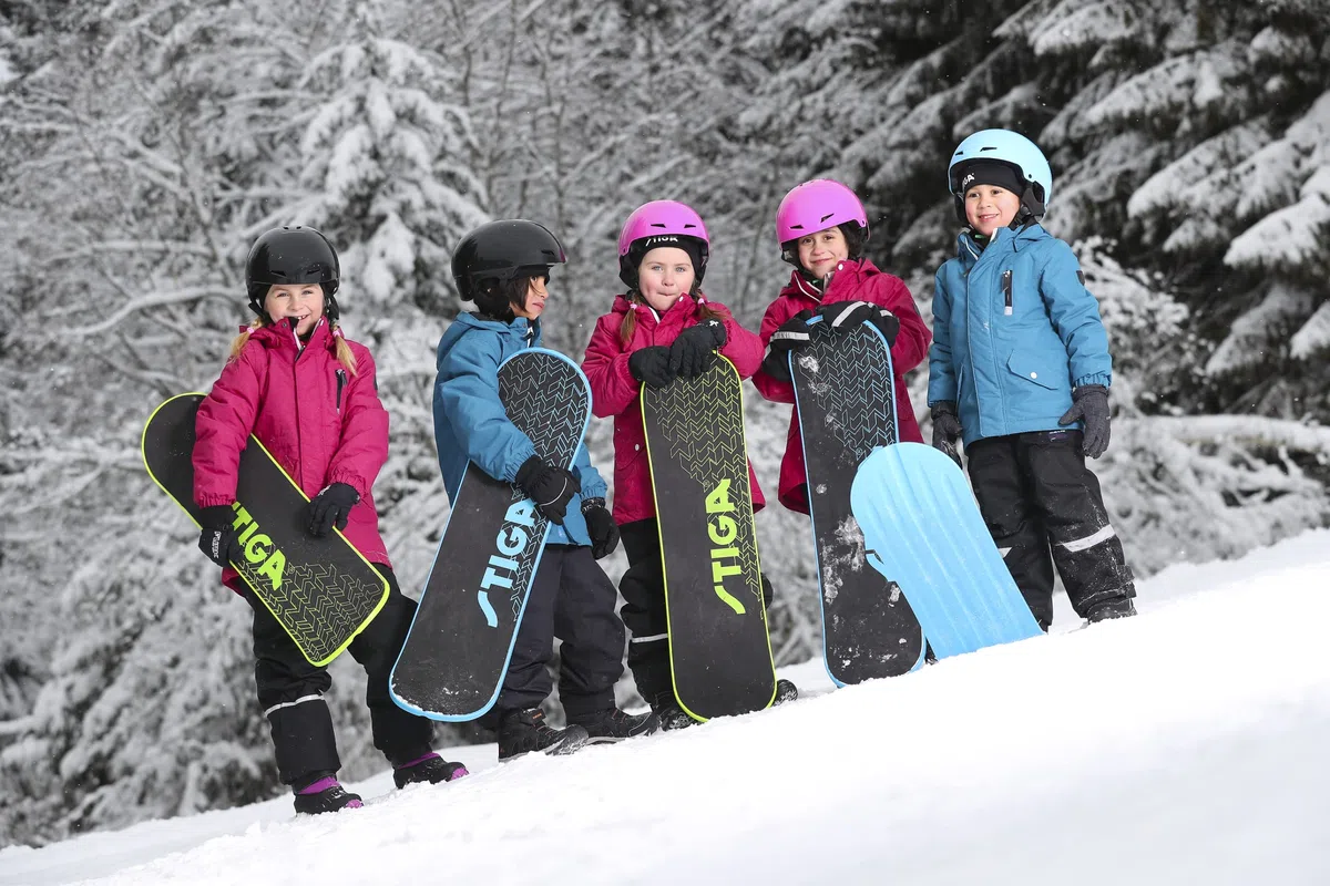 Stiga Snow Skate, Skateboarding on Snow And Snowpark, for Children from 5 Years Old
