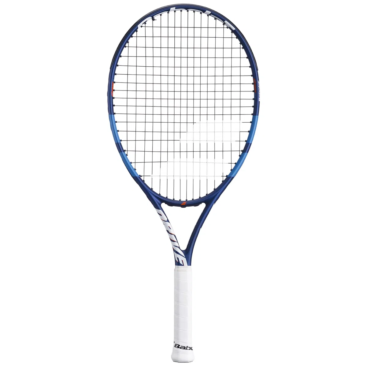 Babolat, Racchetta da Tennis Modello Drive Junior, TU, Bianco/Blu, Leggera, Grip Progettato per Mani Piccole, Piano di Corda 16x19 Aperto 16x17, in Grafite e Alluminio, Ideale per Bambini 125-135 cm