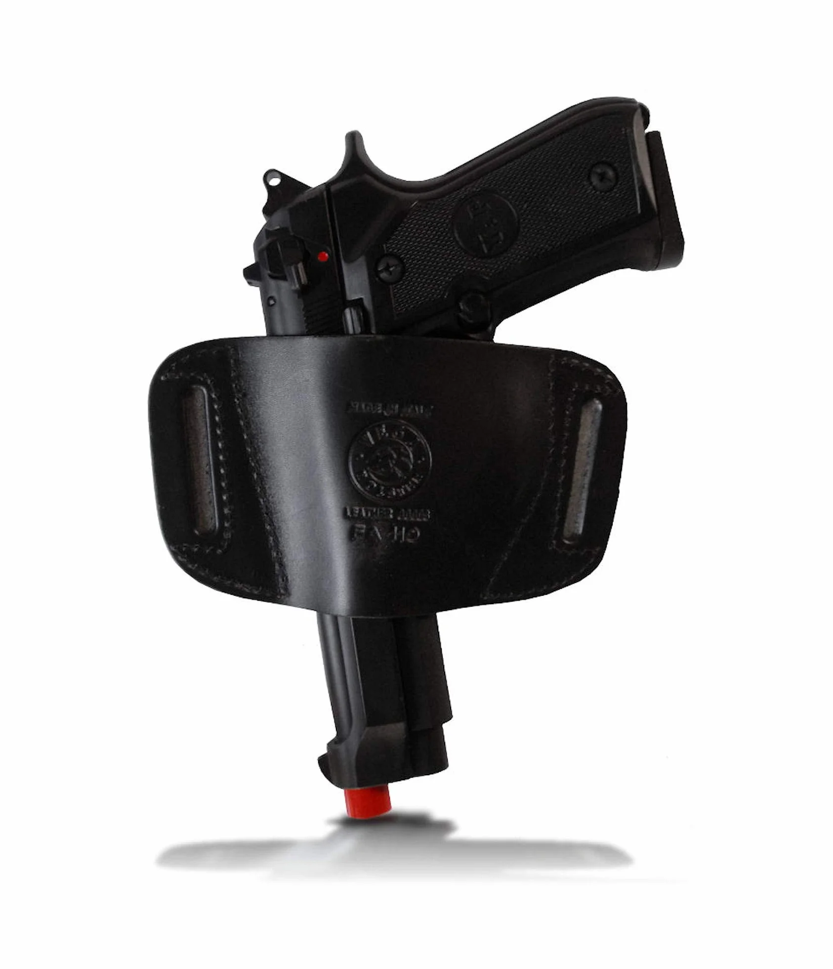 Fondina Vega cuoio elastico FA110 per pistola large auto serie FA1 - Destra