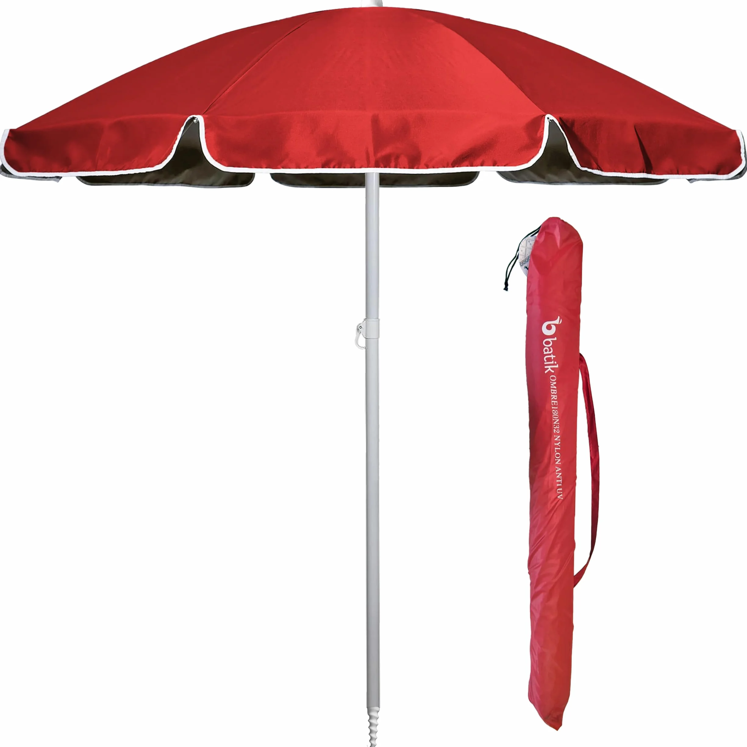 Batik - Ombrellone da Spiaggia - LELLO L'OMBRELLO - Ombrellone da Spiaggia Grande Anti UV - Diametro 180 cm