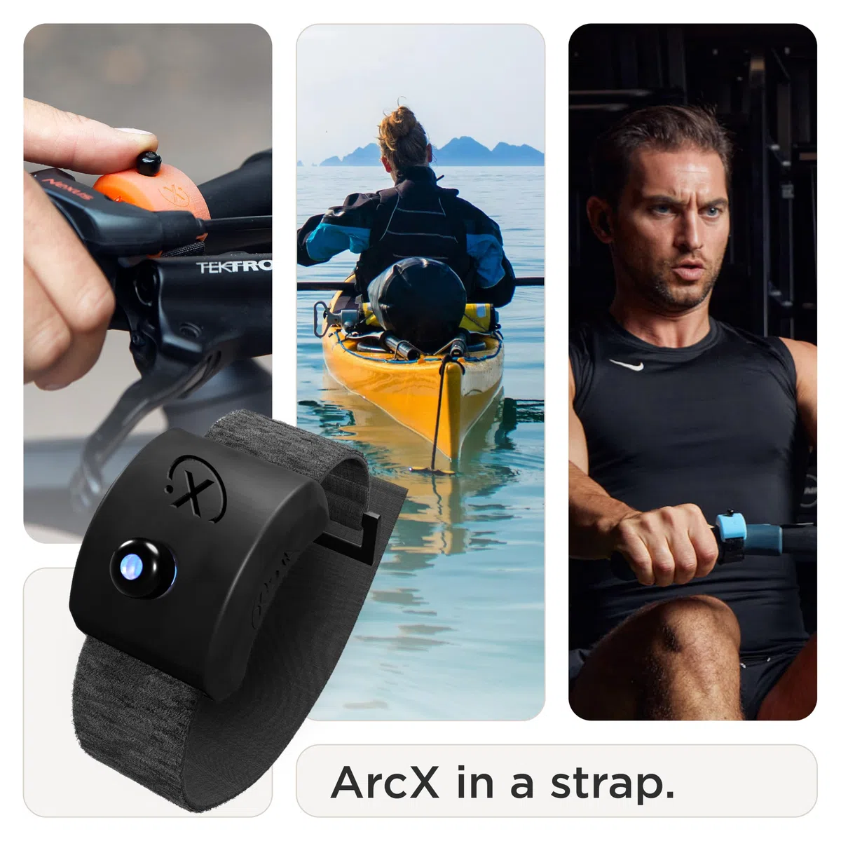 Arc.X Bluetooth smart ring remote control - waterproof, super light, multi-function wearable technology for the ultimate hands free control of any device.