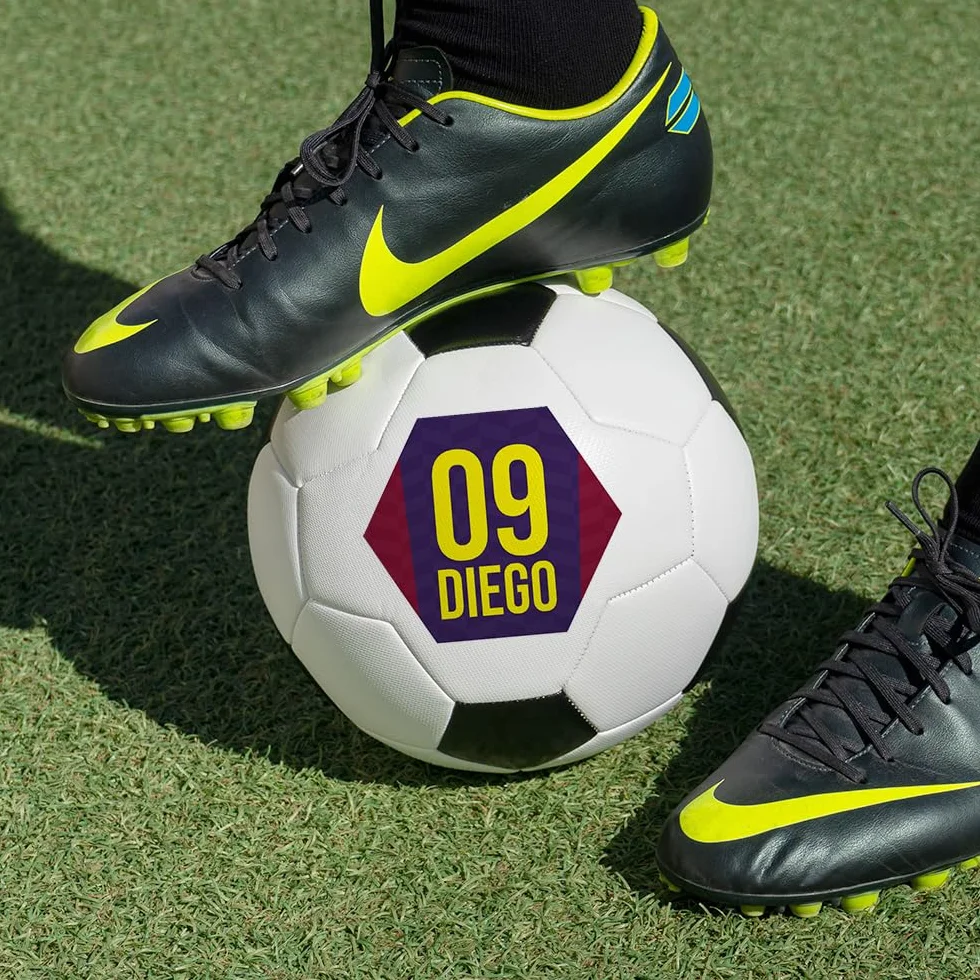 Pallone da Calcio Personalizzato Wanapix Misura 5 con Foto Testo Nome
