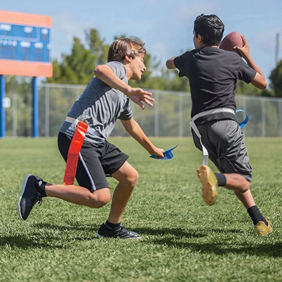 Set di Flag-Football, 14 bandiere e cinture per bambini e adulti