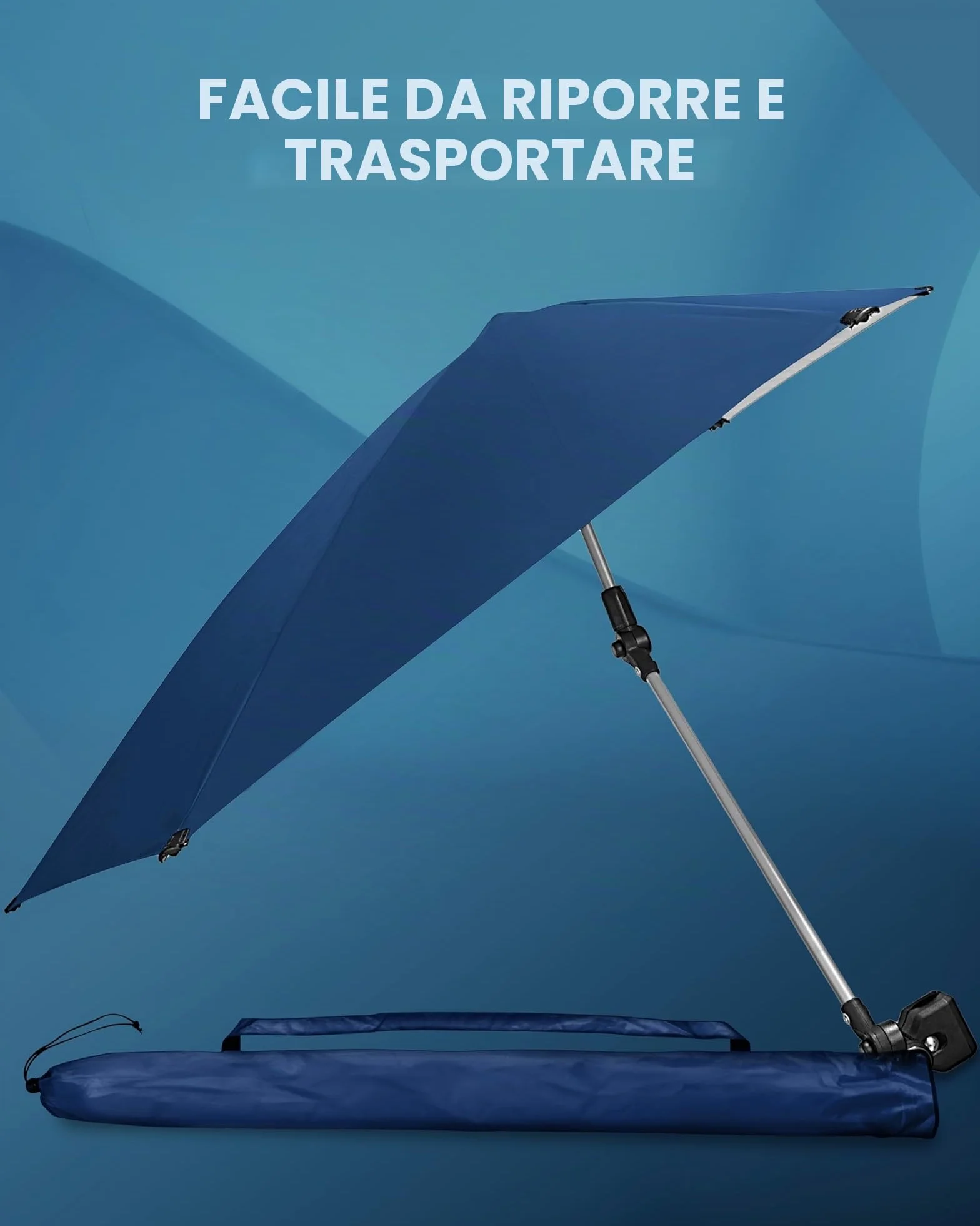 Sport-Brella Versa-Brella All Position Umbrella with Universal Clamp