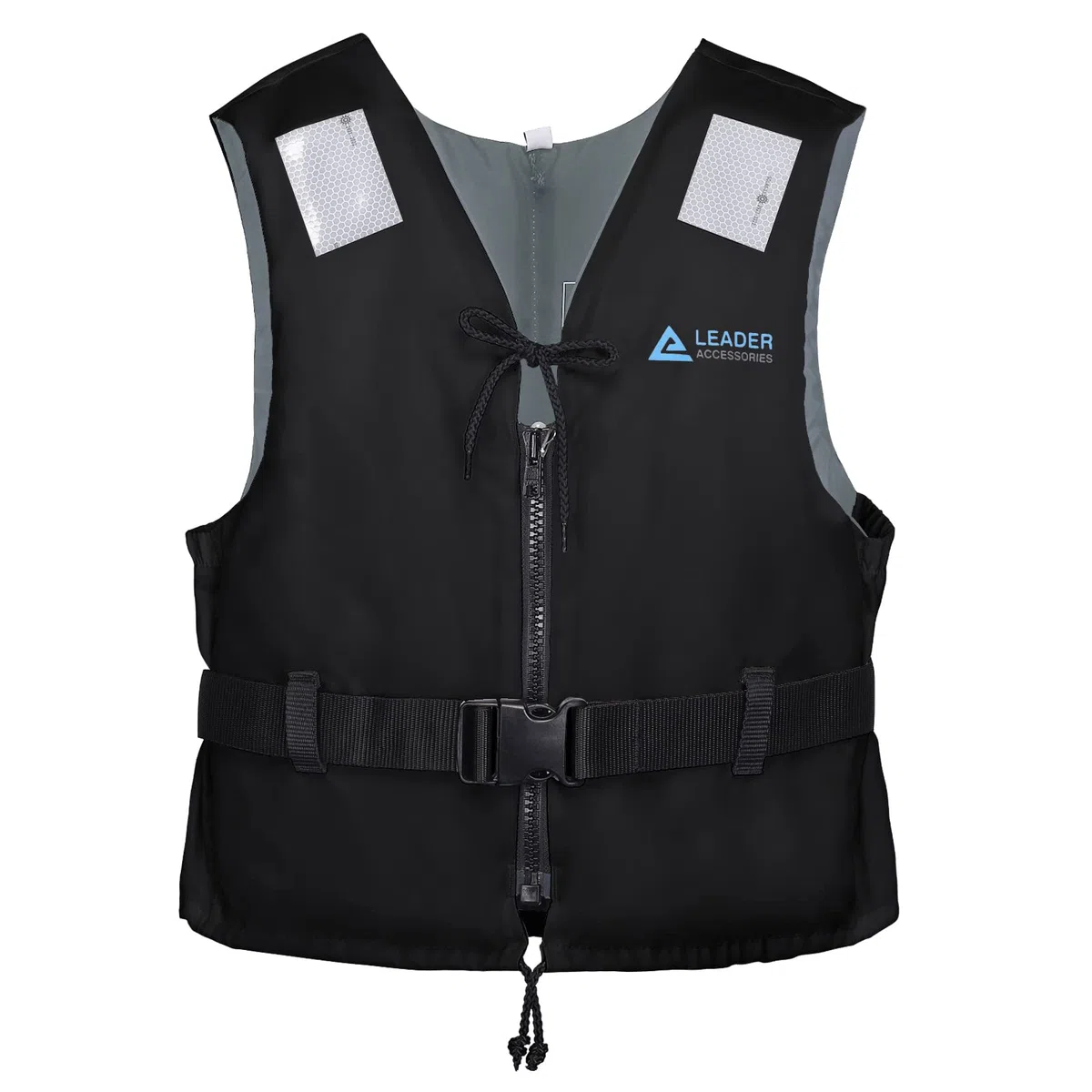 Leader Accessories Giubbotto Galleggiante, Gilet Aiuto al Galleggiamento, con Strisce Riflettenti, Gilet da Pesca, Unisex