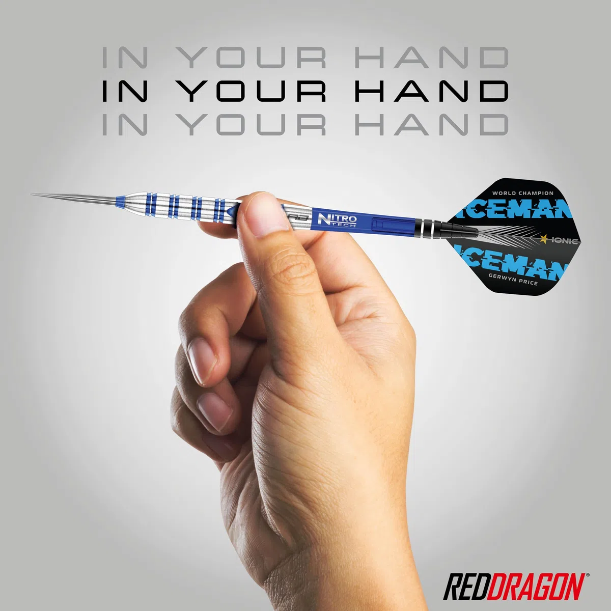 RED DRAGON Gerwyn Price - Set di Freccette in Acciaio al tungsteno con Alette e steli