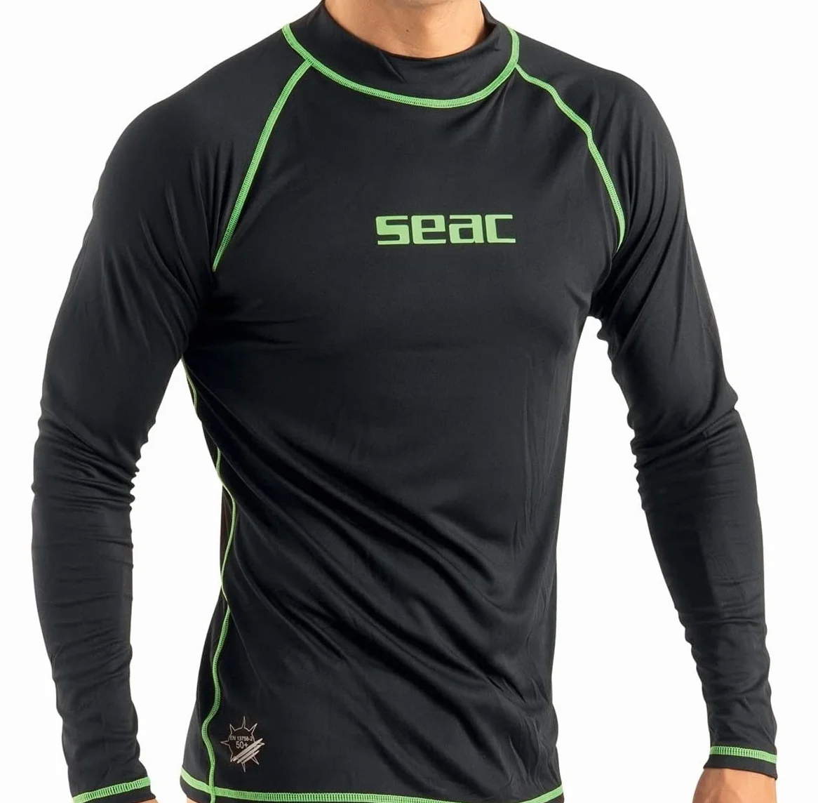 Seac T-Sun Long Man Maglia Protettiva Rash Guard Snorkeling Nuoto Anti UV