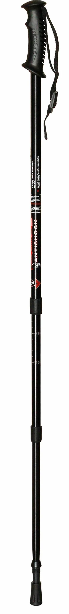 Bastoncini Trekking Telescopici Alluminio 65-135cm Antiurto per Viaggio Camminare Trail Alpinismo
