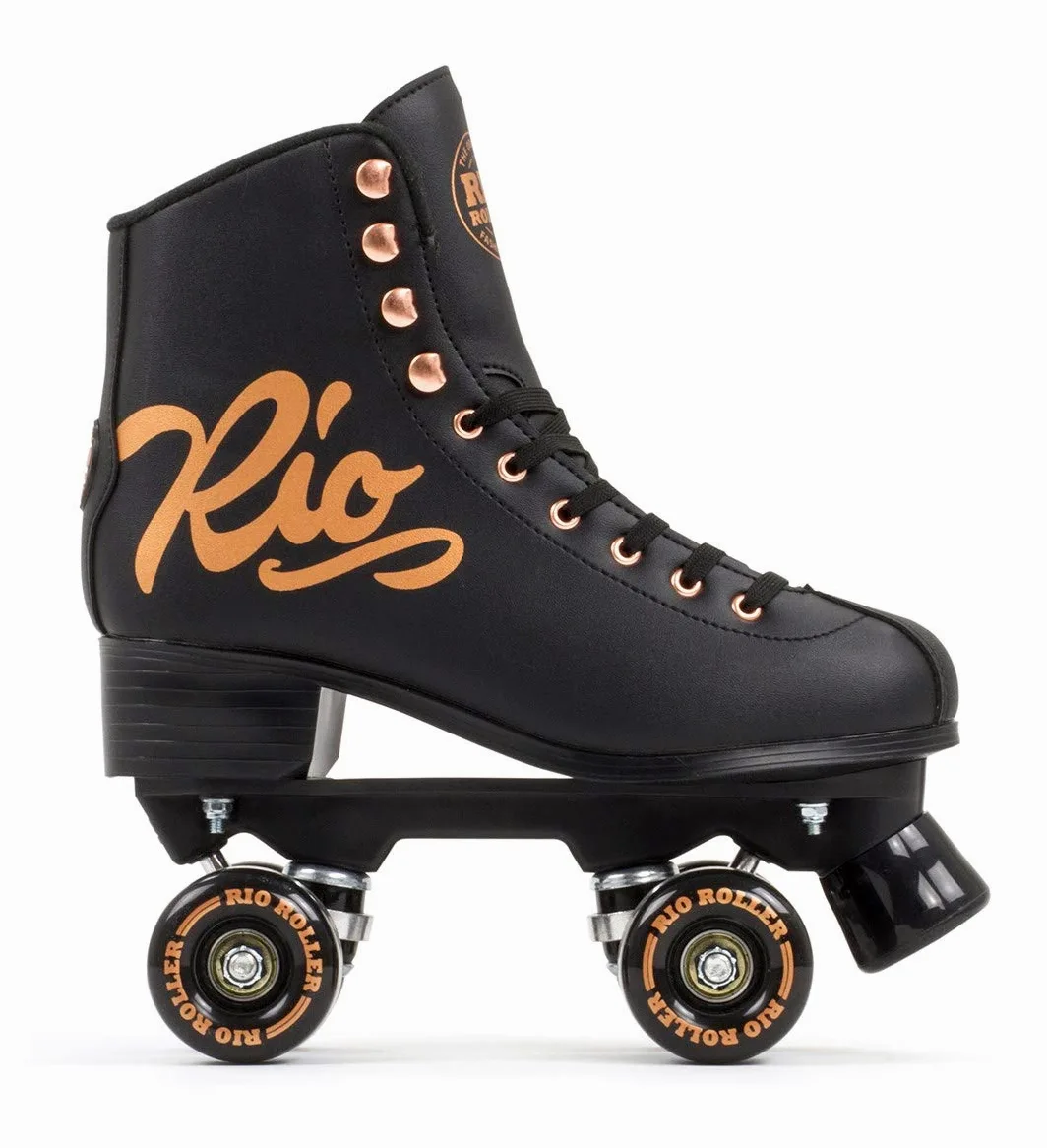 Rio Roller Rose Quad Skates, Pattini da Pattinaggio Bambini. da Ragazzi, Unisex