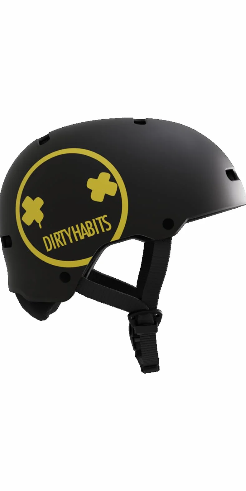 Mystic Casco Vandal Pro 2026 Dirty Habits Nero/Giallo